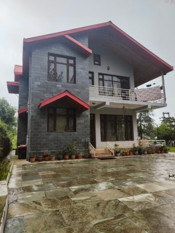 Front view of our homestay