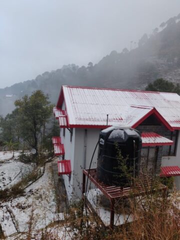 View from road above our homestay