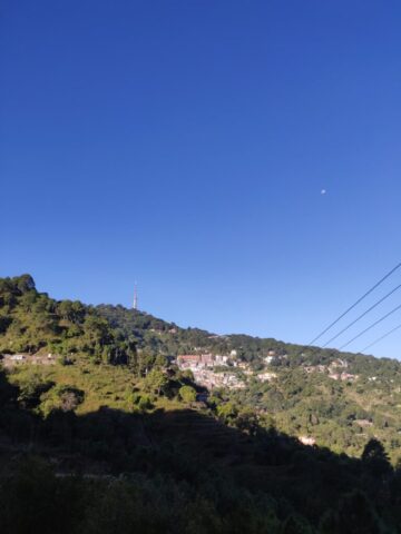View of Kasauli from our window